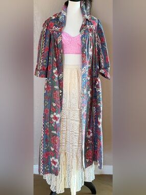 Saybury Vintage Coffee Coat: Western Coatdress